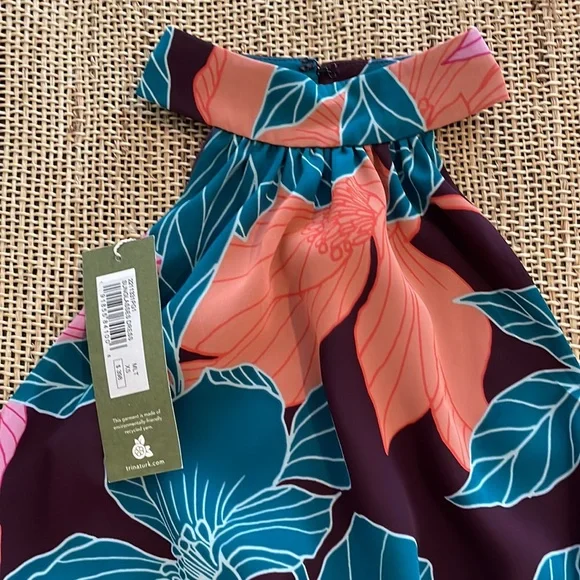 TRINA TURK Sunglasses Tiered Sleeveless Maxi Dress Size XS, NWT - Picture 10 of 15